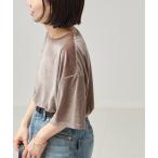 tシャツ ベロアTシャツ レディース