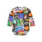 ベビー服 ロンパース SUMMER BREEZE総柄 長袖ロンパース