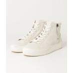 「UGG」 ハイカットスニーカー 23.5cm ホワイト レディース