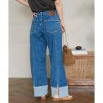 ジーンズ デニム デニムパンツ SOMETHING × FREAK'S STORE/サムシング 別注 BACK SLIT LOOSE STRAIGHT
