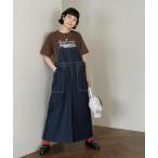 ワンピース SOMETHING × FREAK'S STORE/サムシング 別注 NARROW STRAP SLP OP/ナローストラップサロペットス
