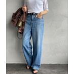 ジーンズ デニム デニムパンツ 「RED CARD/レッドカード」 DAKOTA ハイライズ ワイド ストレートデニム レディース