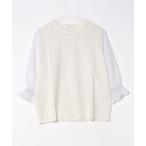 tシャツ ロゴ刺繍ドライタッチインレー＋ナイロンコットンペーパーローンカットソー レディース