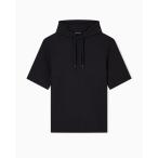 ショッピングアルマーニ トレーナー スウェット 「エンポリオ アルマーニ」ASV フード付きスウェットシャツ リヨセル混紡 ジャカードジャージー メンズ