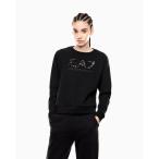 ショッピングアルマーニ トレーナー スウェット 「エンポリオ アルマーニ EA7」クルーネック スウェットシャツ コットン混紡 レディース