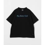 t рубашка [ специальный заказ ][COOL CLUBS × UNITED ARROWS GOLF] Logo футболка черный мужской 