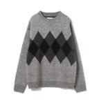 セーター ニット 5ゲージ アーガイル ニット メンズ