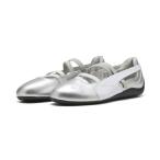 スニーカー PUMA/プーマ レディース スニーカー メリージェーン シルバー 韓国 SPEEDCAT BALLET MT WNS スピードキャット