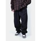 ジーンズ “Selena” Wide Tapered Denim Pants (Black) メンズ レディース