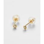 ピアス K18 ダイヤモンド ピアス レディース メンズ