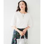 tシャツ 袖タックカットソー レディース
