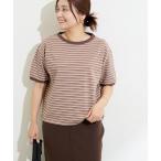 tシャツ 「STAR＆STRIPE」マルチボーダーリンガーT レディース