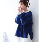 「soulberry」 長袖ニット M ブルー レディース