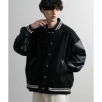 「Rocky Monroe」 スタジャン X-LARGE ブラック×ブラック メンズ