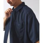 シャツ 「DRY-STUFF」エアリードッツ サッカー半袖シャツ メンズ