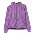 「patagonia」 ジップアップパーカー X-SMALL パープル レディース
