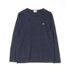 「LACOSTE」 ワンポイント長袖Tシャツ 4 ネイビー メンズ