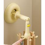 収納 アヒルデザイン回転フック