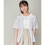 「JENNI love」 「KIDS」半袖ブラウス 140cm ラベンダー キッズ