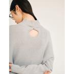 ショッピングハイネック ニット セーター オーバーハイネックニットトップス レディース