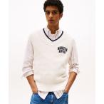 セーター ニット レギュラーワッフルニットベスト メンズ