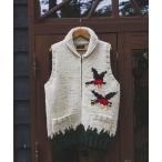 セーター ニット カウチン ベスト メンズ