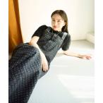 ジャンパースカート 「百田夏菜子さん着用」ジャカード デニム カーゴ ワンピース(S〜M)