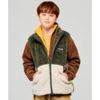 ショッピング男の子 ベスト  切替ボアベスト キッズ 子供服 男の子 女の子