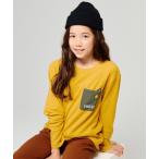 tシャツ 「綿100％・蓄光」Wフェイスポケクルー キッズ 子供服 男の子 女の子