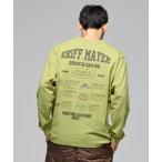 tシャツ 「コットン100%ボディ」外遊びイラストロンT(ロゴ) メンズ