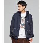 パーカー ハニカムワッフルジップパーカー メンズ