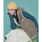 ベスト ジレ 「軽い・暖かい」シャギーボアボタンフードベスト レディース