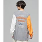 tシャツ 「本体綿100%」発泡プリントAラインチュニック レディース