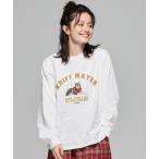 tシャツ 「本体綿100％」プリントロンT(マフラーハスキー) レディース