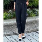 パンツ 日本製美脚カットソースラックス レディース