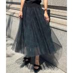 スカート チュールチェックスカート