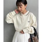 ショッピングフレッドペリー ポロシャツ ポロ 「FRED PERRY/フレッドペリー」  別注 ワンポイントロゴ刺繍 ロングスリーブポロシャツ レディース メンズ