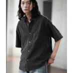 シャツ GAUZE MESH CHECK H/S SHIRT メンズ