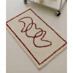 ラグ ラグマット red line doodle rug