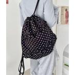 デイバック リュック ドットフリルナップサック レディース