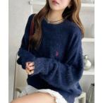 ニット セーター 「U.S. POLO ASSN.」フェザーニット クルーネック セーター レディース メンズ