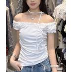  топ Ruffled camisole with floral motif / цветочный принт узор оборка имеется топ 