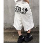パンツ GA×GALFY-クロスガリノハーツハーフパンツ メンズ レディース