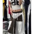  брюки-карго Waist-wrap style nylon pants / поясница наматывать способ нейлон брюки-карго женский 