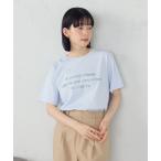 tシャツ グリッター ロゴTシャツ レディース