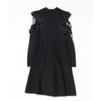「dazzlin」 長袖ワンピース SMALL ブラック レディース