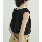 CLANE W FACE SLEEVELESS RIBBON TOPS 18122-4232 レディース