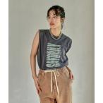 tシャツ USED加工ノースリーブ 574902 レディース