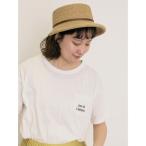 tシャツ 「オーガニックコットン」ロゴ刺繍Tシャツ レディース