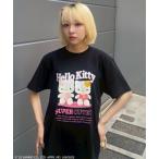 ショッピングtシャツ レディース tシャツ 「HELLO KITTY」SUPER CUTE Tシャツ レディース